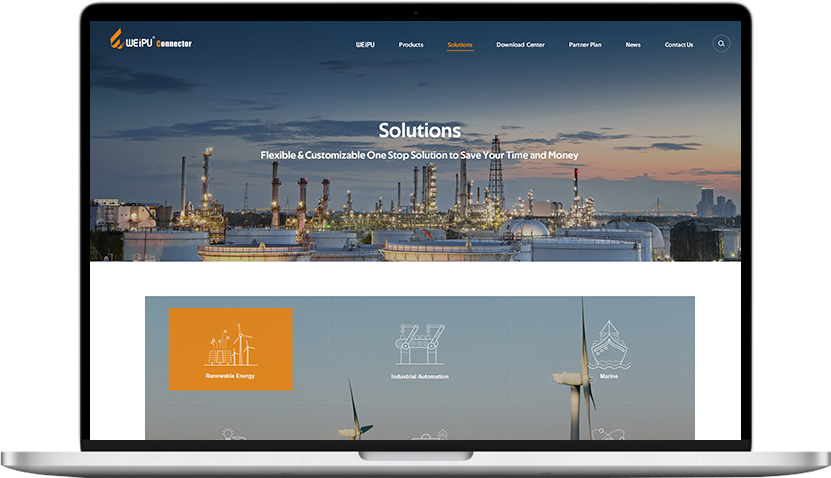 WEIPU連接器網(wǎng)站建設(shè)